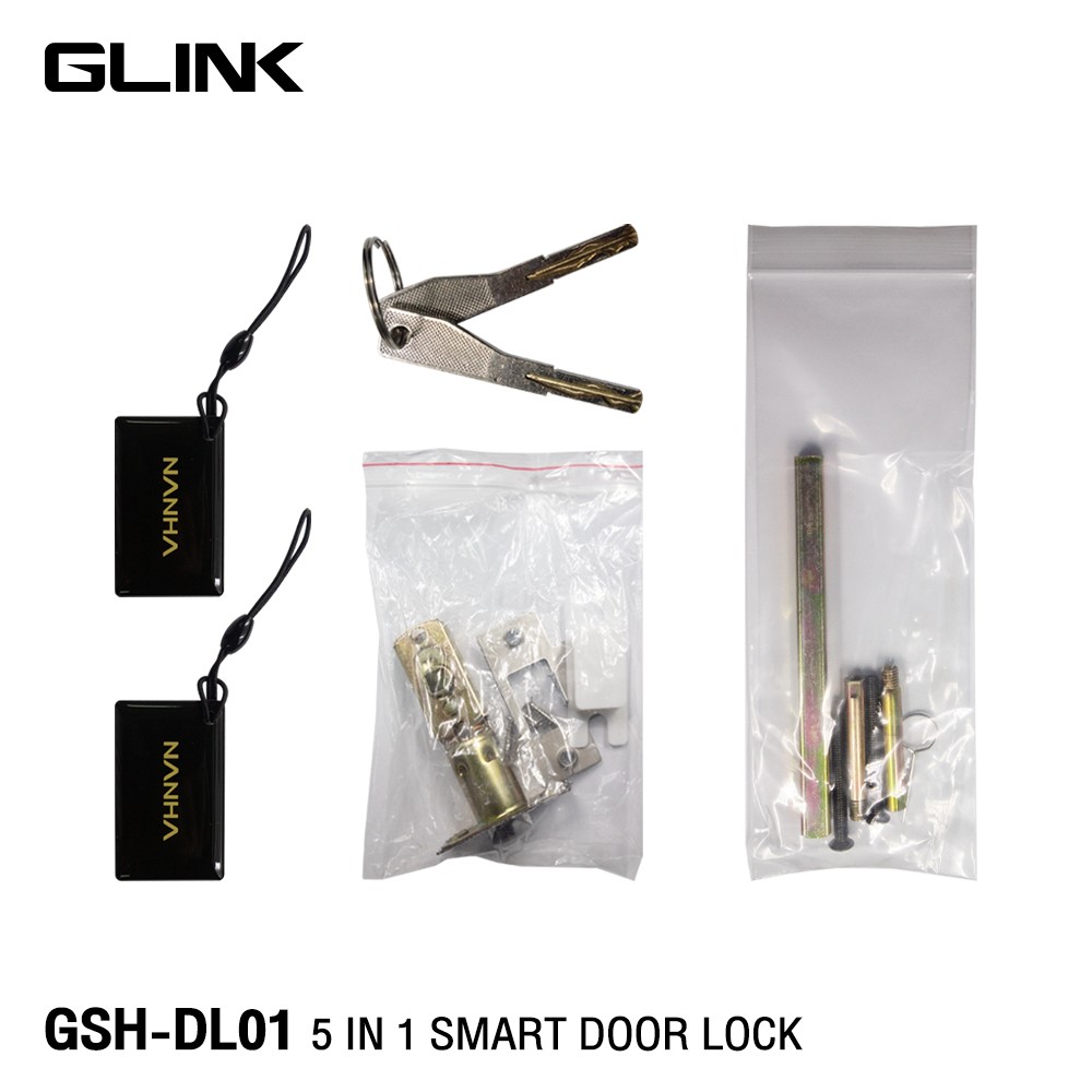 GLINK 5-IN-1 SMART DOOR LOCK กลอนล๊อคดิจิตอล