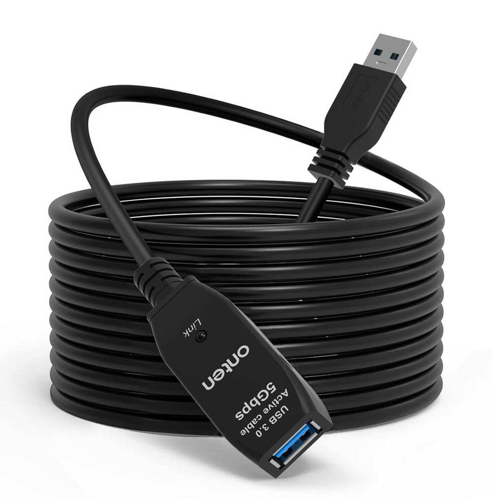 ONTEN USB2.0 Extension Cable Ultra high speed 480Mbps 10.0M มีชิปขยายในตัว ONTEN USB2.0 Extension Cable Ultra high speed 480Mbps 10.0M มีชิปขยายในตัว
