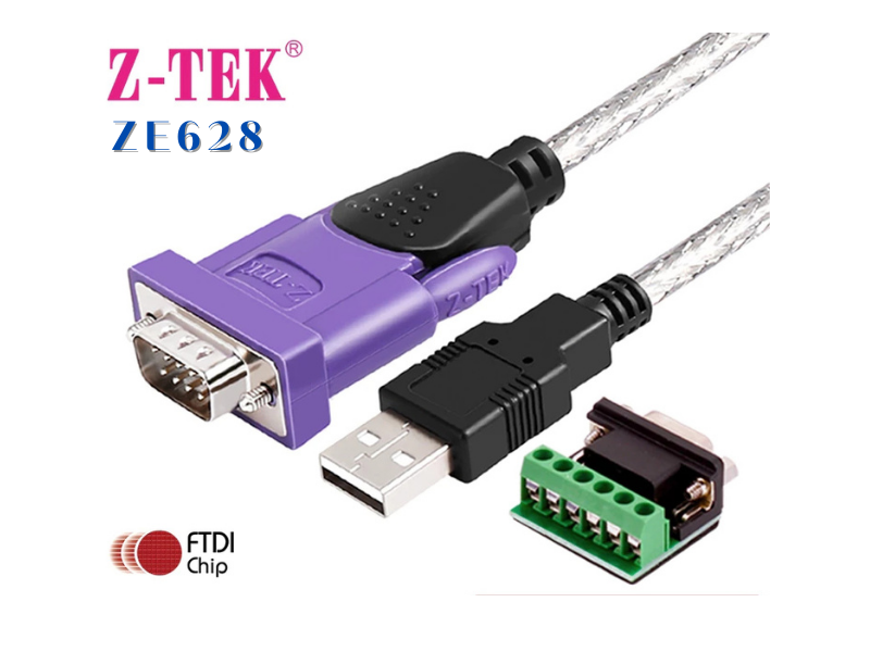 ZTEK USB To RS485/422 (Serial Port) สายยาว 1.8M ชิปเซ็ต FTDI
