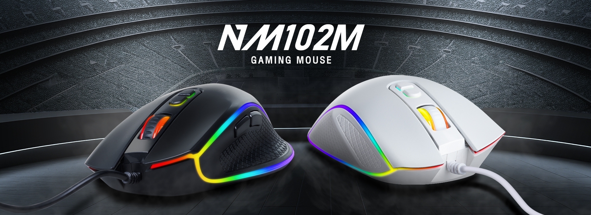 NUBWO Gaming Macro Mouse เมาส์มาโคร เมาส์เกมมิ่ง คละสี
