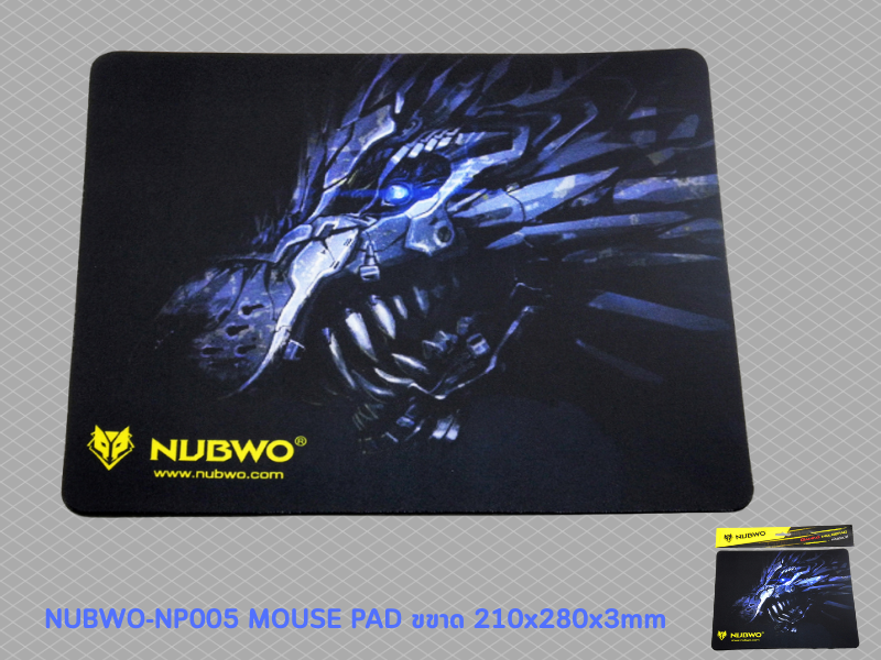 แผ่นรองเม้าส์ Nubwo ขนาด 295×250 mm. หนา3mm. แผ่นรองเม้าส์ Nubwo ขนาด 295×250 mm. หนา3mm.