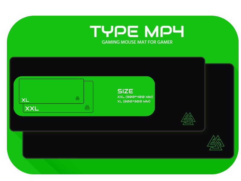 EGA TYPE MP4 Mouse Pad Gaming XL/XXL แผ่นรองเมาส์เกมมิ่งขนาดใหญ่