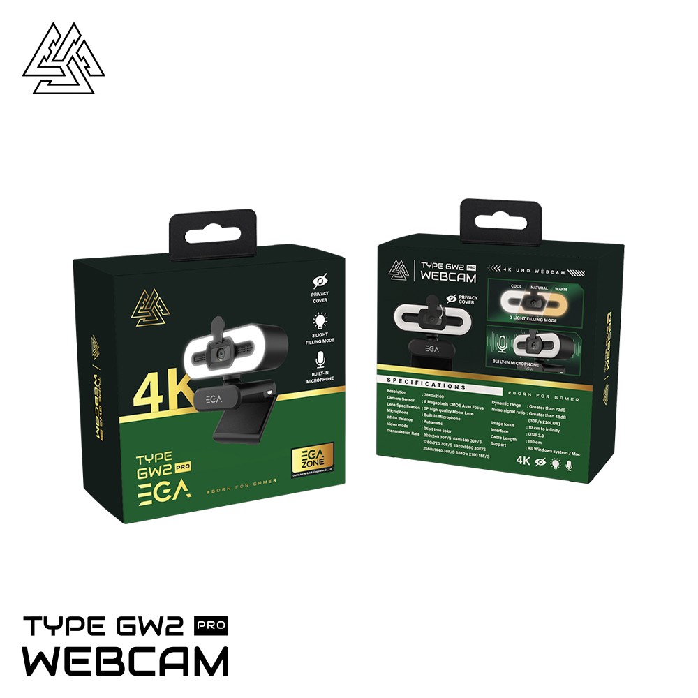 EGA กล้องเวปแคม 4K UHD AUTO FOCUS รุ่น GW2pro EGA กล้องเวปแคม 4K UHD AUTO FOCUS รุ่น GW2pro