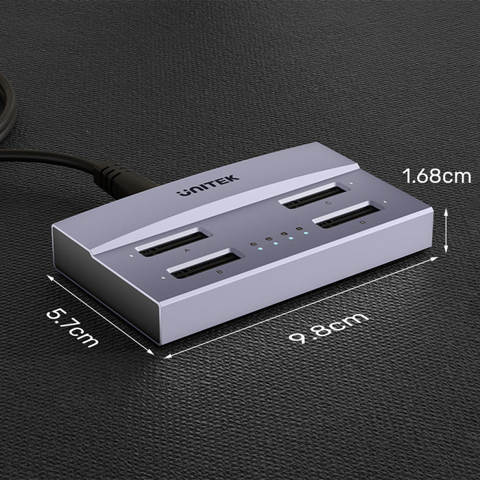 UNITEK USB4 4-BAY M.2 SSD DOCKING STATION UNITEK USB4 4-BAY M.2 SSD DOCKING STATION