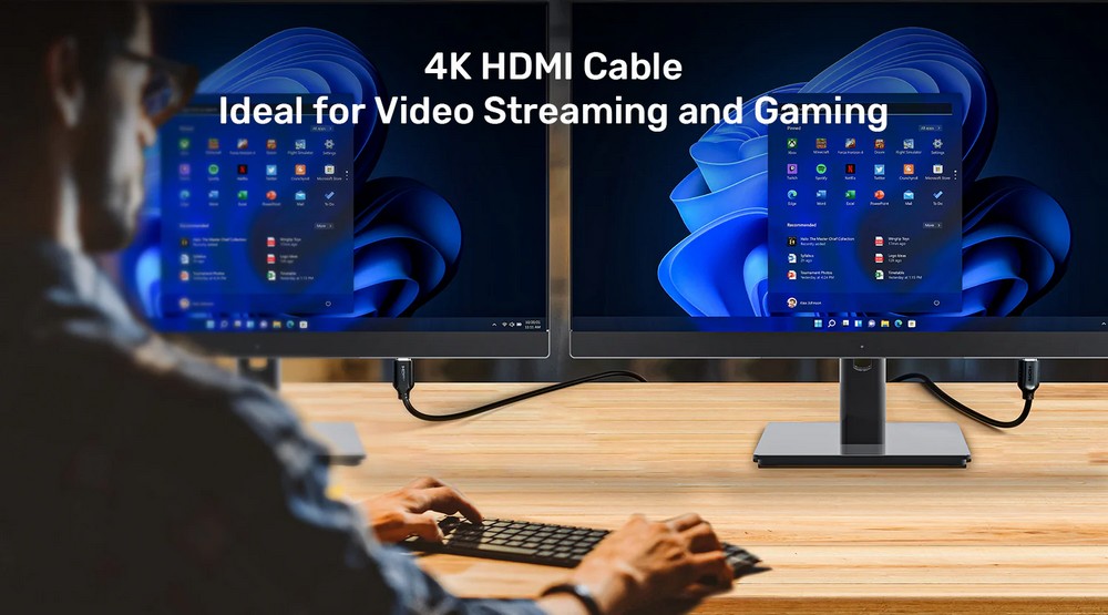 UNITEK 4K@30Hz HDMI Cable features 30AWG to 24AWG  15.0M
