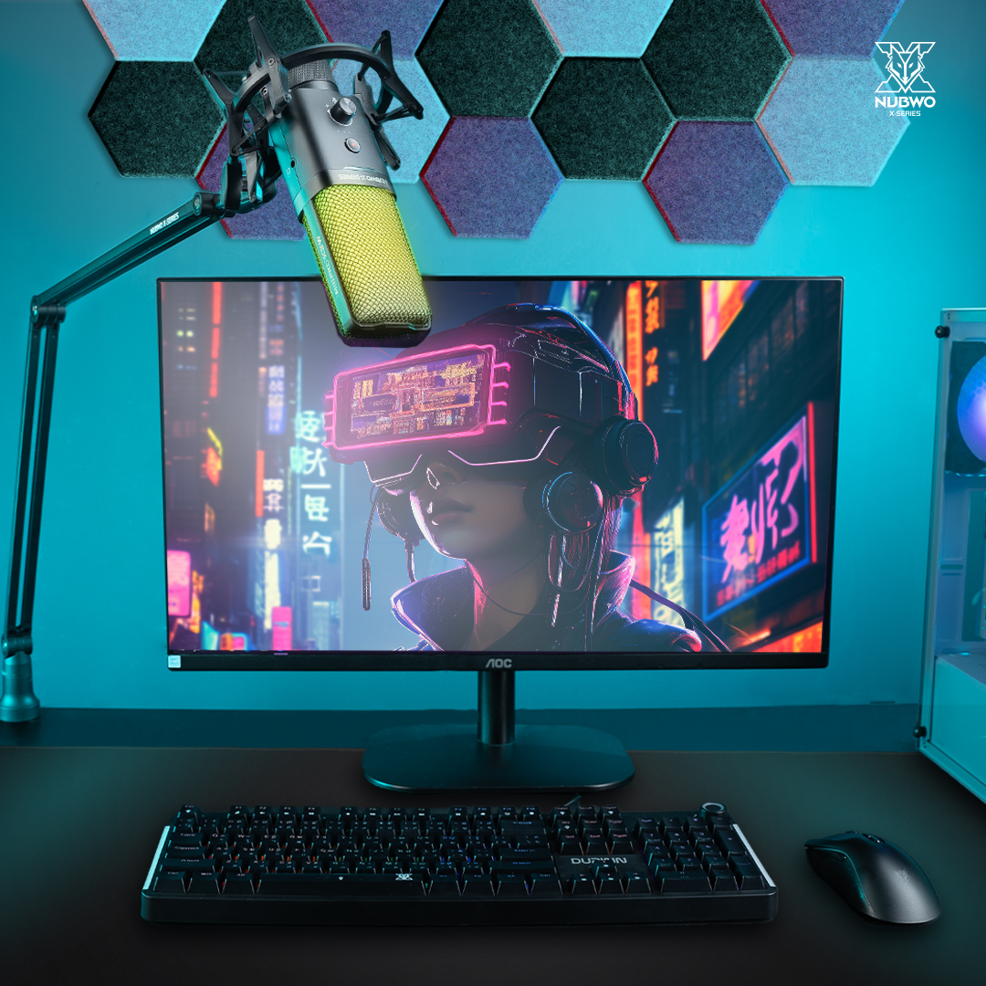 ไมโครโฟน รุ่น X701 HATHOR ไฟ RGB คุณภาพเสียงระดับสตูดิ