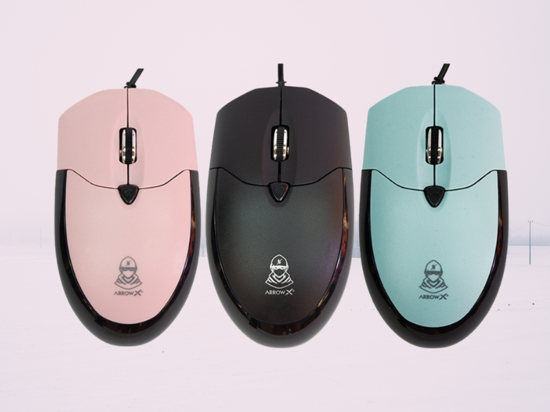 USB OPTICAL MOUSE คละสี ยี่ห้อ ARROW รุ่น SK-M170