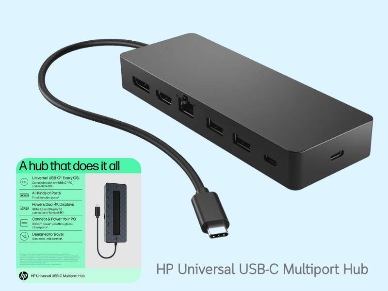 HP Universal USB-C Multiport Hub 7-IN-1