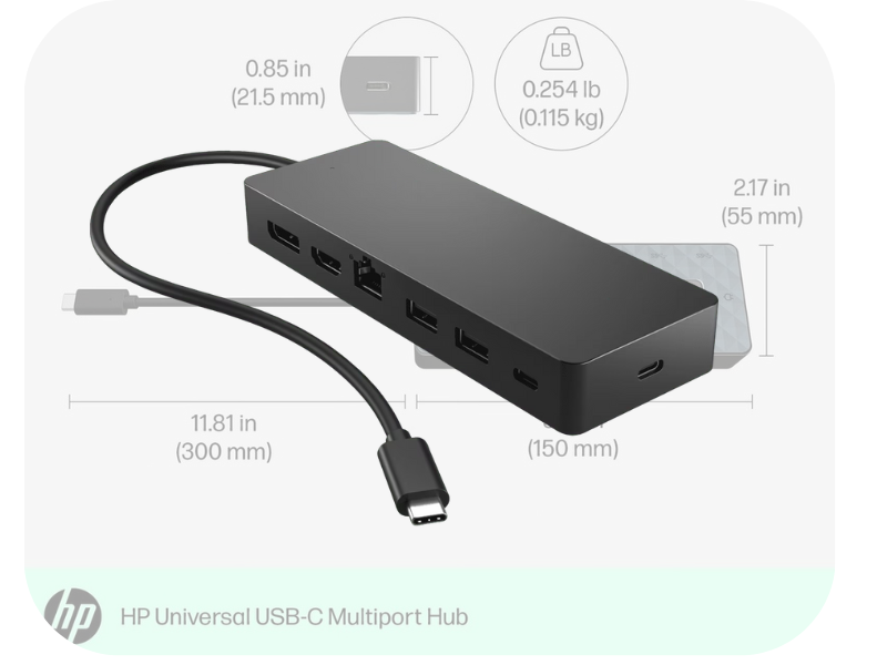 HP Universal USB-C Multiport Hub 7-IN-1