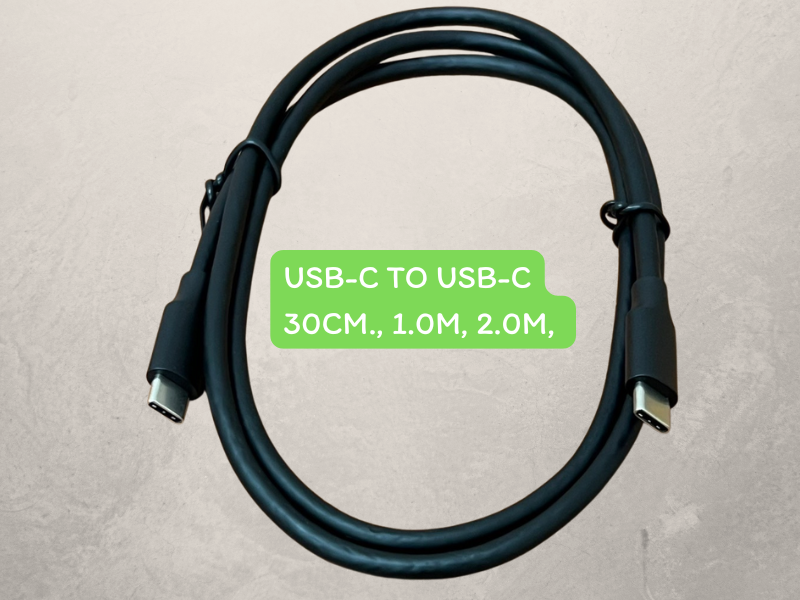 USB 3.1 TYPE C TO TYPE C สายชาร์จและดาต้าข้อมูล ยาว 2เมตร