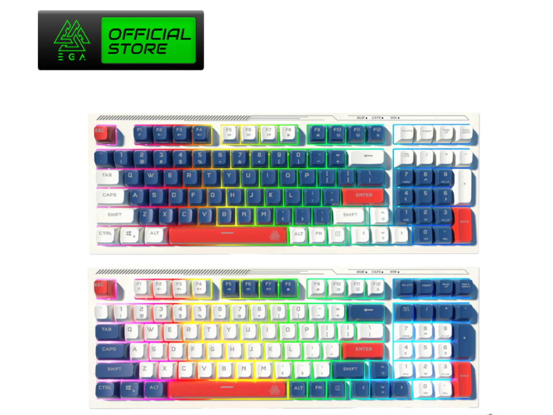 EGA คีย์บอร์ดไฟ RGB TYPE K10 Membrane Switch เสียงเบา ปุ่มนุ่ม แป้นไทย/อังกฤษ EGA คีย์บอร์ดไฟ RGB TYPE K10 Membrane Switch เสียงเบา ปุ่มนุ่ม แป้นไทย/อังกฤษ