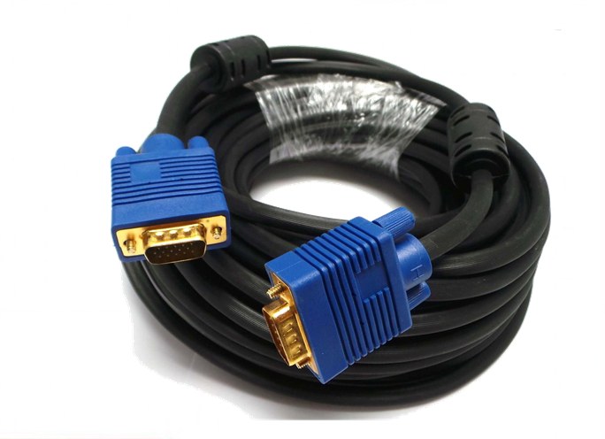 GLINK VGA CABLE DB15pin Mail/Mail หัวเข็มสีทอง ยาว 5เมตร GLINK VGA CABLE DB15pin Mail/Mail หัวเข็มสีทอง ยาว 5เมตร