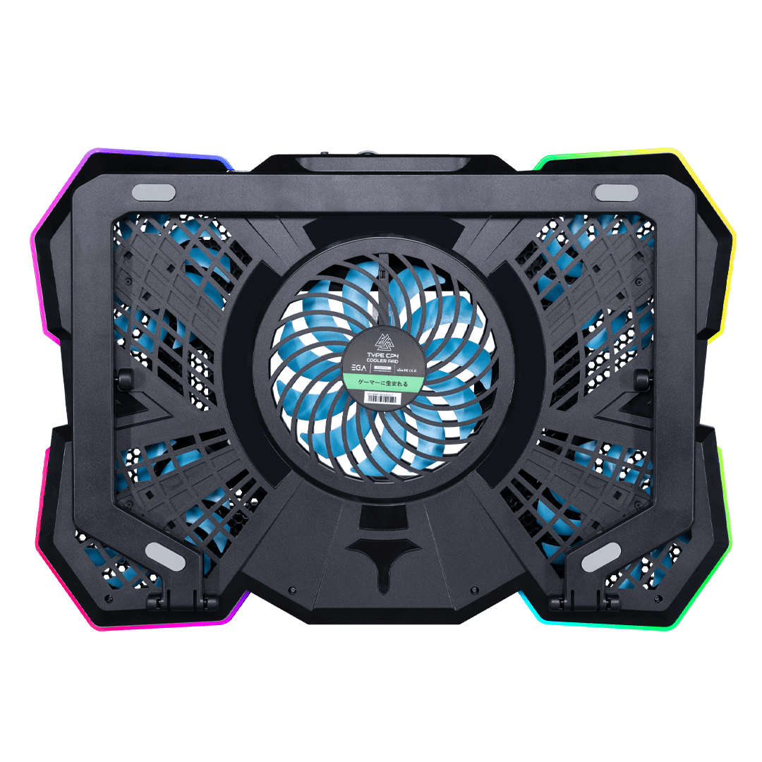 พัดลมรองระบายความร้อนโน๊ตบุ๊ค ขนาด 9-17นิ้ว ยี่ห้อEVG รุ่น TYPE CP4 พัดลมรองระบายความร้อนโน๊ตบุ๊ค ขนาด 9-17นิ้ว ยี่ห้อEVG รุ่น TYPE CP4