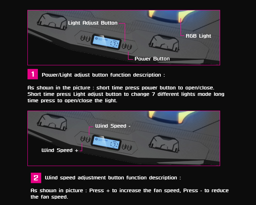 พัดลมรองระบายความร้อนโน๊ตบุ๊คขนาด9-17นิ้ว ยี่ห้อ NUBWO รุ่น NX-F2 พัดลมรองระบายความร้อนโน๊ตบุ๊คขนาด9-17นิ้ว ยี่ห้อ NUBWO รุ่น NX-F2
