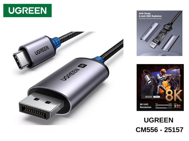 UGREEN CM565 USB Type-C to HDMI 2.1 Cable (8K@60Hz)