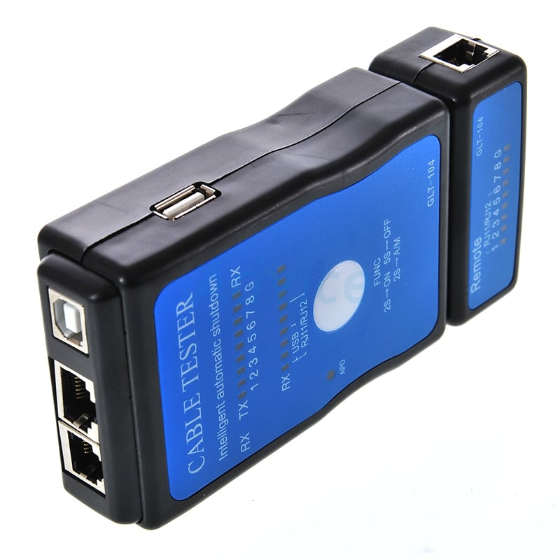 Glink GLT-104 Cable Tester อุปกรณ์วัดสัญญาณสายแลน