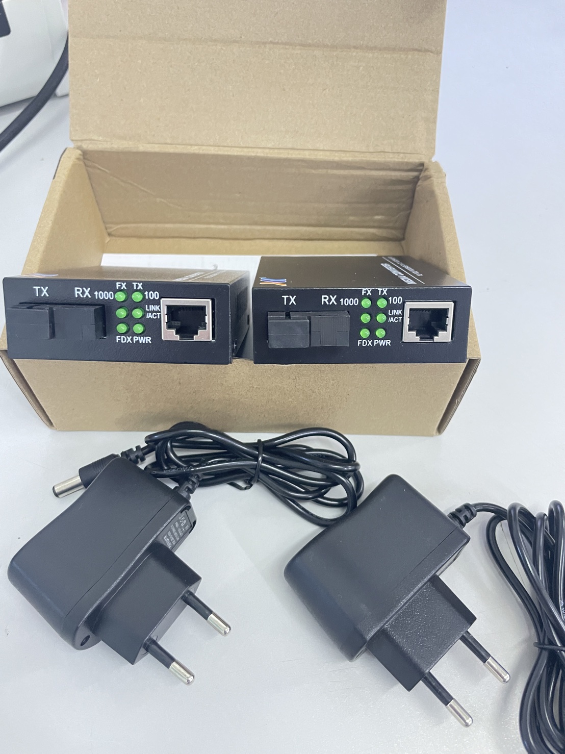 NETLINK MEDIA CONVERTER 1 SC 1 LAN 10/100/1000 (20 KM) มีเดียคอนเวอร์เตอร์ Fiber to Lan