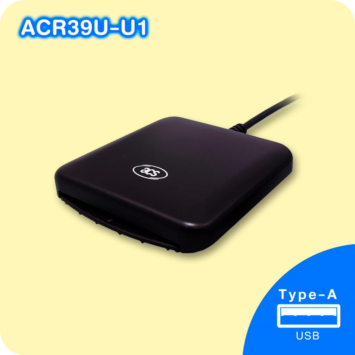 เครื่องอ่านบัตรประชาชน Smart Card USB Type-A รุ่น ACR39U-U1