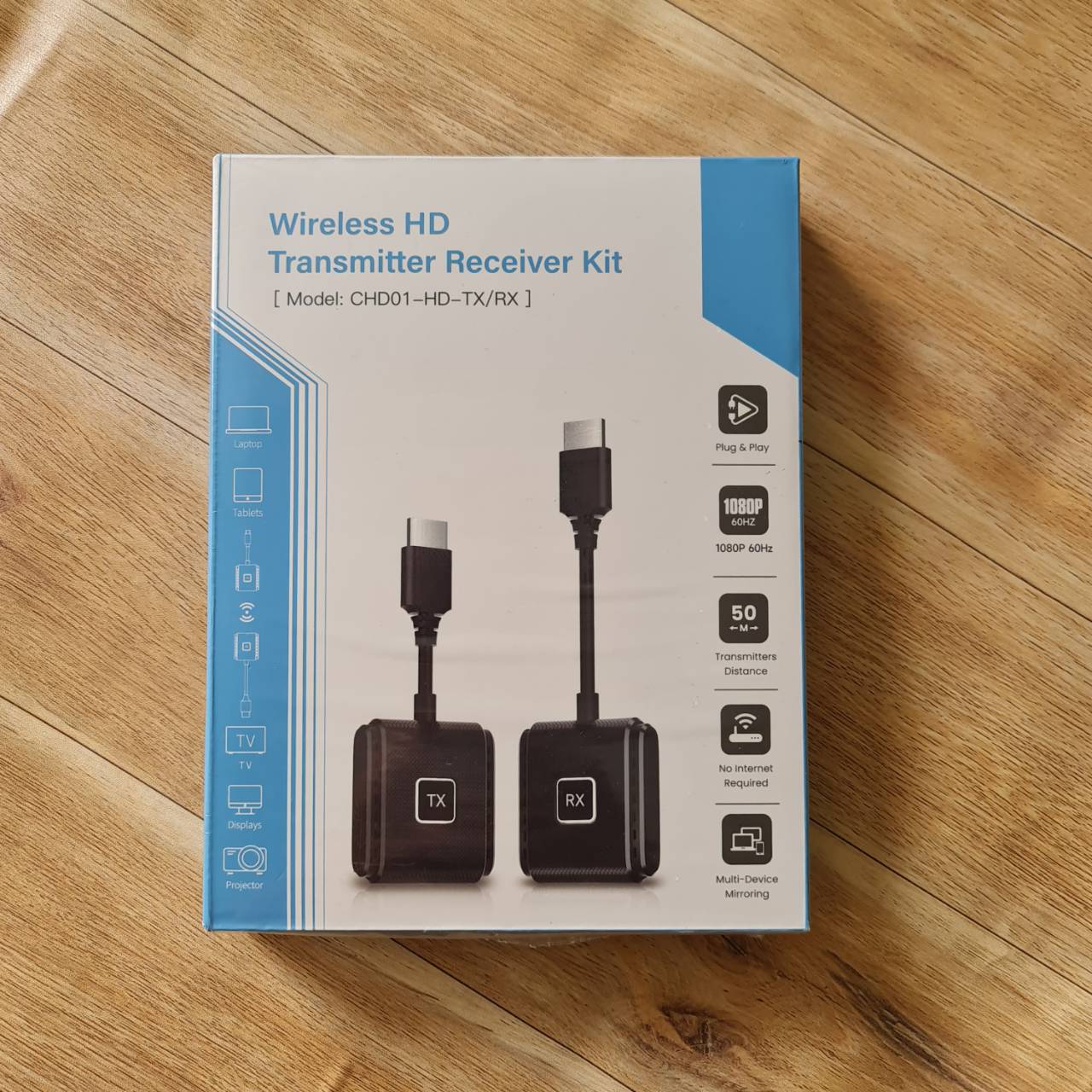 HDMI Wireless Transmitter Receiver KIT รุ่น CHD01-HD-TX-RX