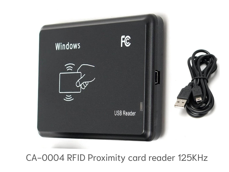 USB RFID Proximity Card Reader 125KHz. อ่านได้ 8 หลัก