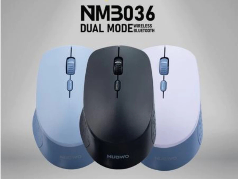Nubwo NMB-036 Mouse Wireless+Bluetooth Dual Mode เม้าส์ไร้สาย