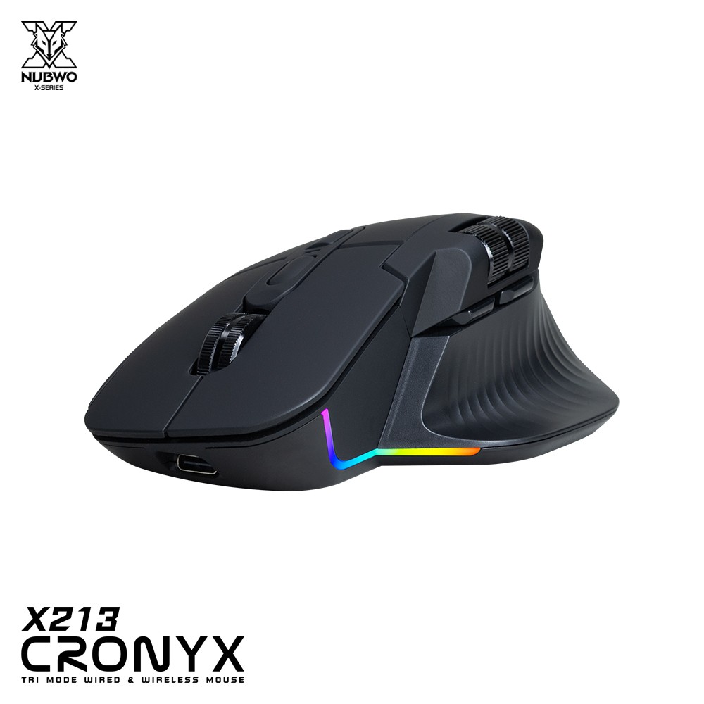 NUBWO X213 CRONYX Tri Mode Mouse เมาส์ไร้สาย เสียงเงียบ