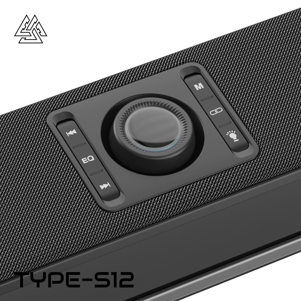 EGA TYPE-S12 ซาวด์บาร์ RGB ดีไซน์ทันสมัย ไฟ 8 โหมด รองรับบลูทูธ 5.3 และ AUX