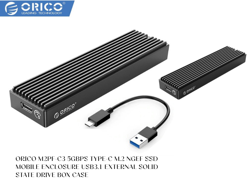 TYPE-C M.2 NGEF SSD MOBILE ENCLOSURE USB3.1 EXTERNAL SOLID STATE DRIVE BOX CASE