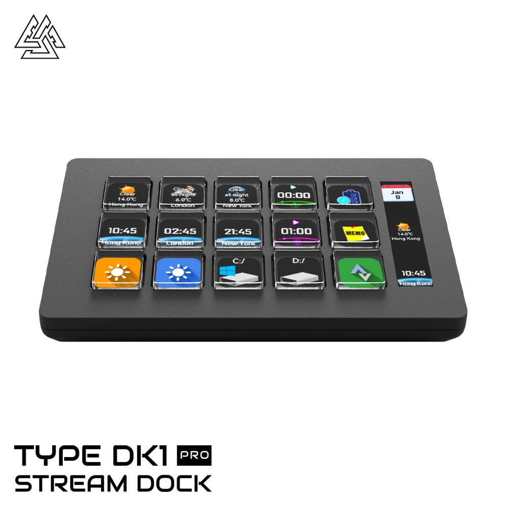 EGA แผงควบคุมอัจฉริยะ ปุ่มLED 15 Programmable Key ปุ่มจอ LCD จำนวน 15 ปุ่ม