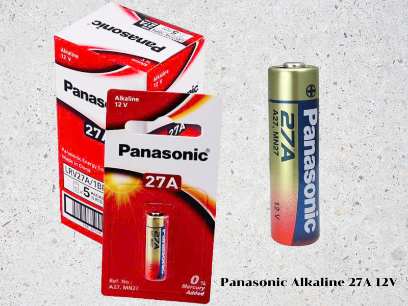 ถ่านอัลคาไลน์ ถ่านรีโมท PANASONIC Model 27A 12 โวลต์ (แพ็ค 1 ก้อน)