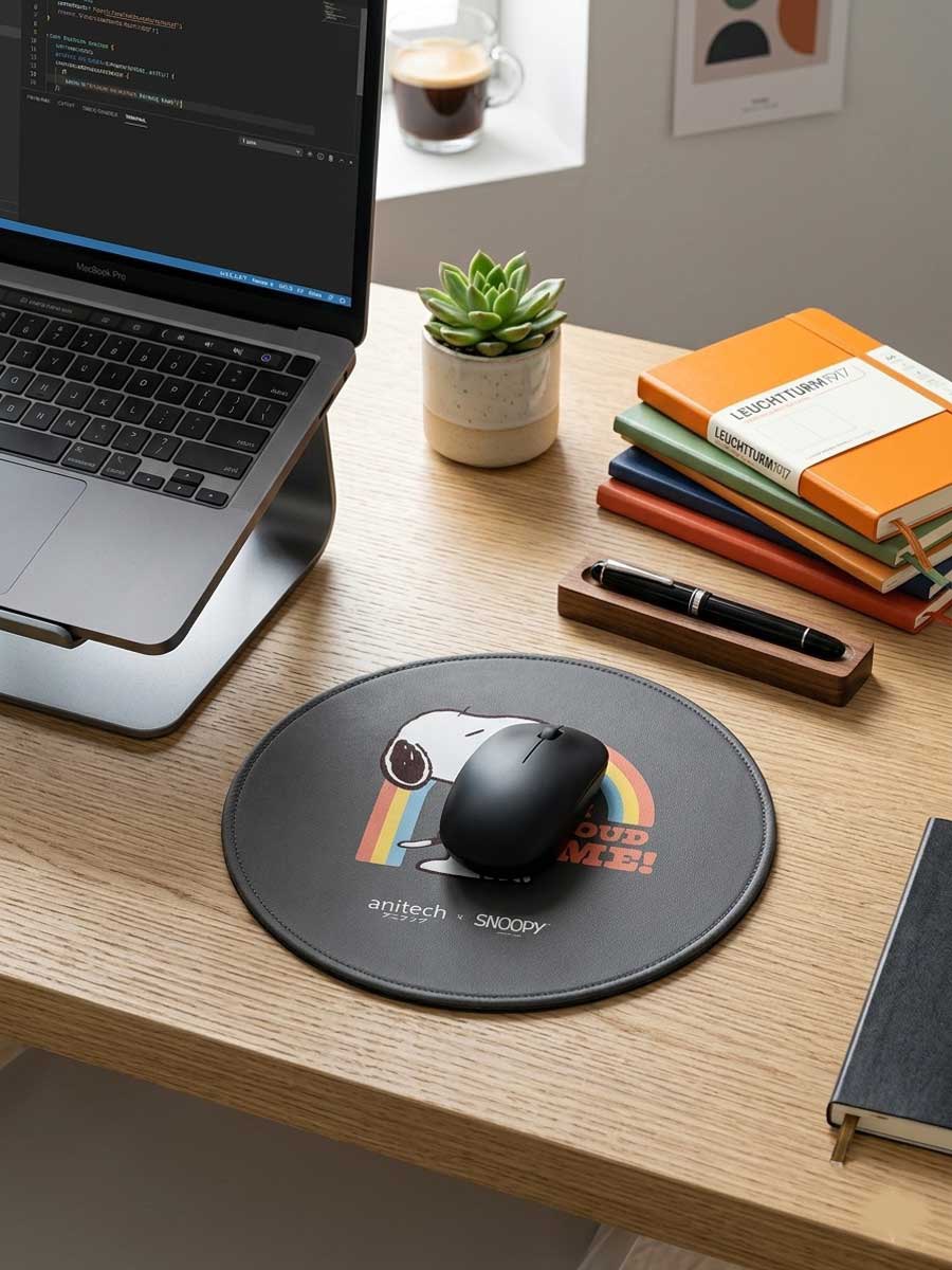 Anitech X Snoopy4 Mouse+Mouse Pad เม้าส์ไร้สาย พร้อมแผ่นรองเมาส์