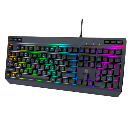 EGA TYPE K8 Rubber Dome RGB คีย์บอร์ดปุ่มยาง ไฟ RGB