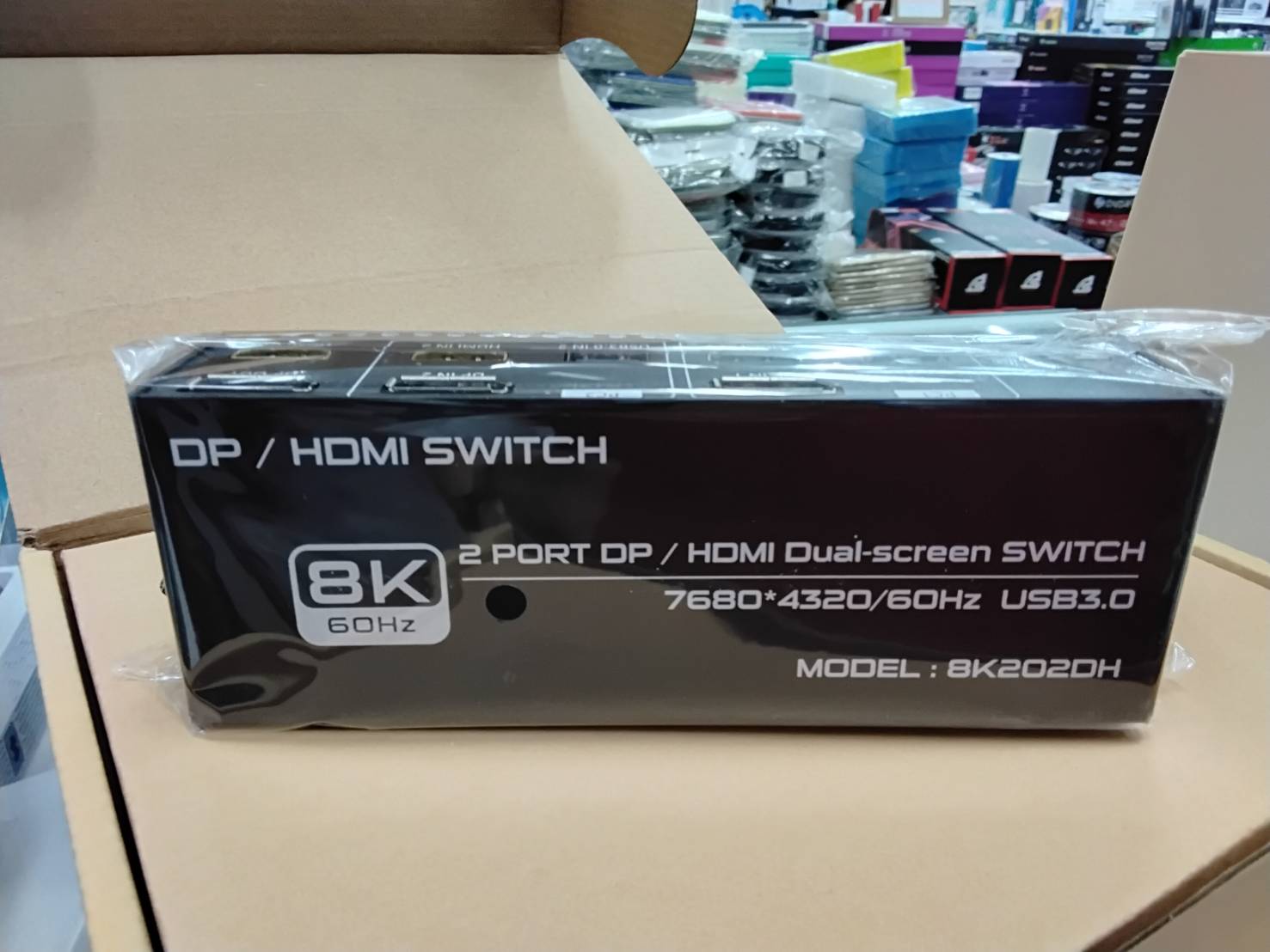 DP/HDMI KVM Switch รุ่น 8K2020H อุปกรณ์สลับสัญญาณ DP/HDMI
