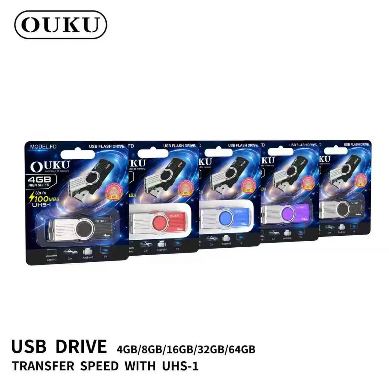 OUKU USB FLASH DISK 64GB แฟลชไดร์ฟเก็บข้อมูล-สำรองข้อมูล