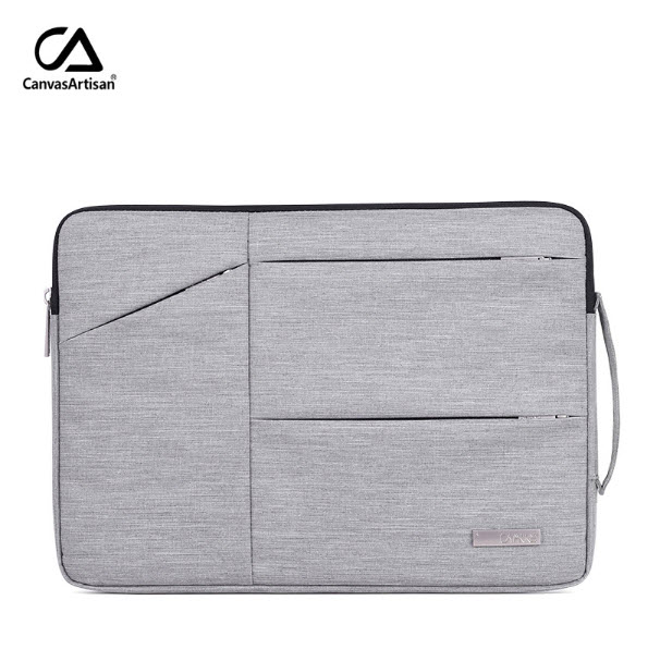 Canvasartisan กระเป๋าใส่แท็บเล็ต ซองใส่แท็บเล็ต ขนาด 13 นิ้ว สีดำ สีเทา