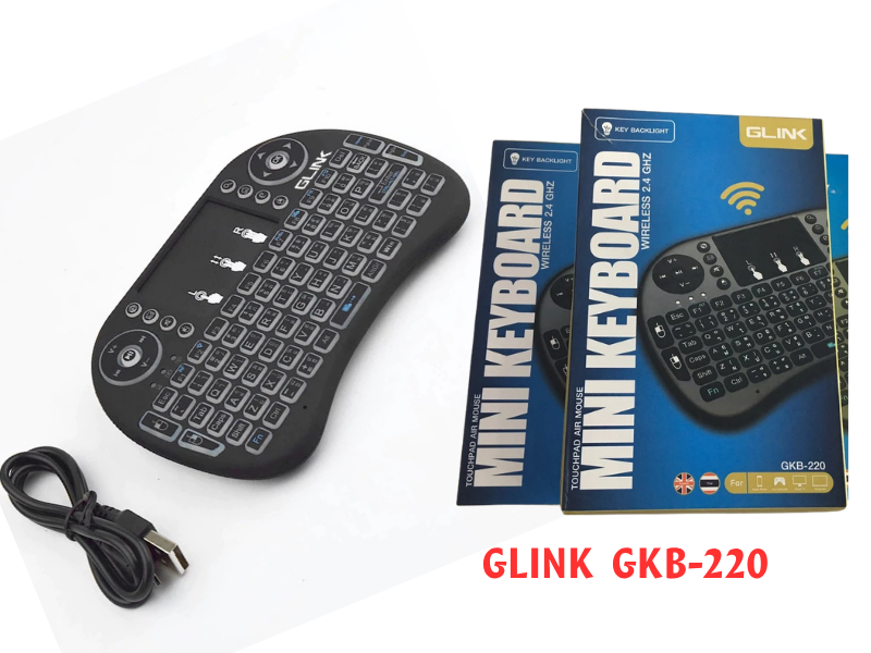 GLINK Mini Wireless Keyboard สำหรับคอมฯ โน้ตบุ๊ก Smart TV