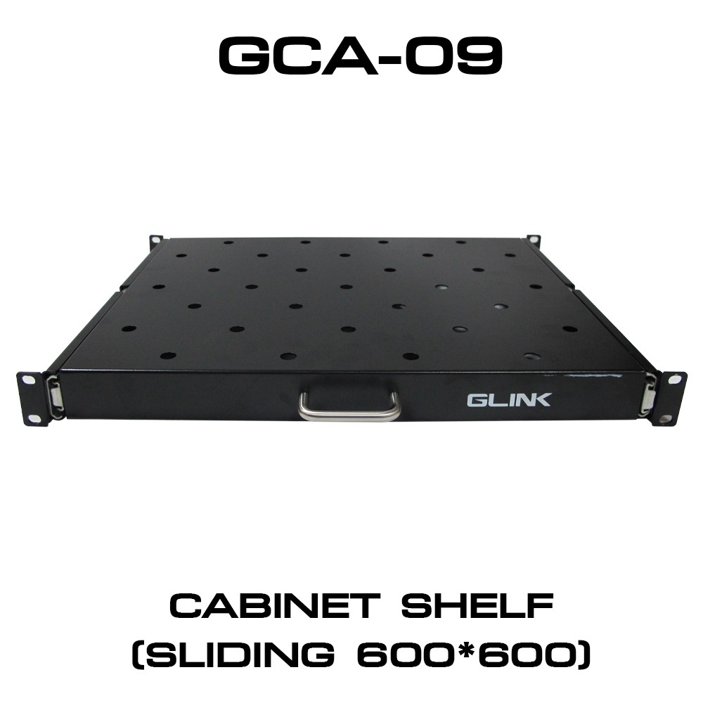 ถาดสไลด์สำหรับใส่ตู้แร็ค ตู้เซิร์ฟเวอร์ขนาด 19″ GLINK รุ่น GCA-09