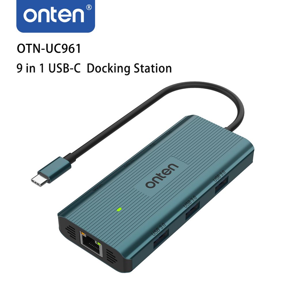 ONTEN Model. UC961 USB-C Multi-Function Docking Station 9-IN-1