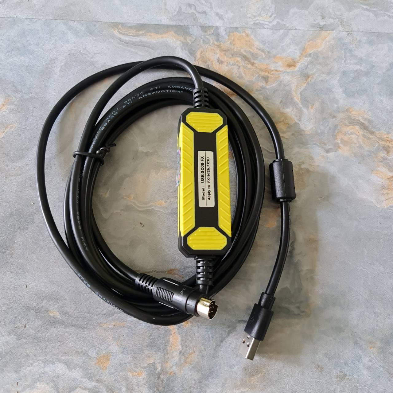 สาย Amsamotion USB-SC09-FX Mitsubishi FX สายยาว 2.5เมตร