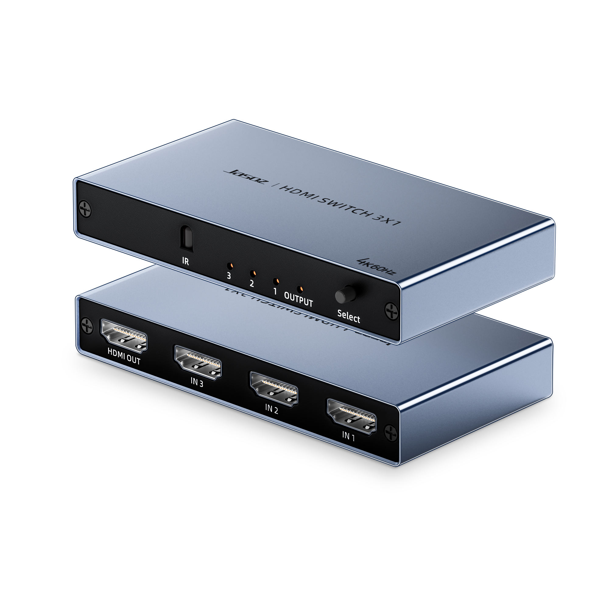 HDMI Switch 3 in 1 แบรนด์ Jason รุ่น G153 เป็นอุปกรณ์สลับสัญญาณ HDMI