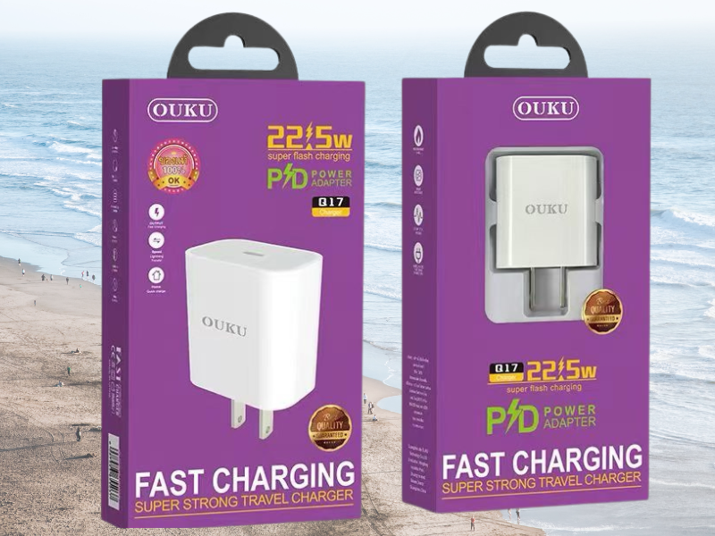 OUKU รุ่นQ17 อะแดปเตอร์ชาร์จมือถือชาร์จเร็ว PD 22.5Watt.