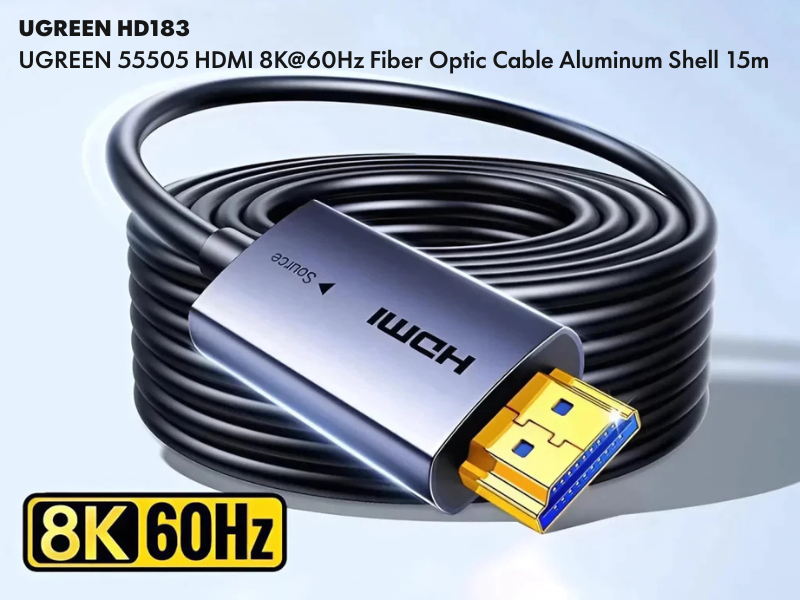 UGREEN HDMI 8K@60Hz Fiber Optic Cable Male to Male 15.0M